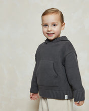 Load image into Gallery viewer, Charcoal Knit Hoodie