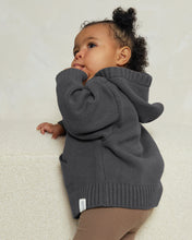Load image into Gallery viewer, Charcoal Knit Hoodie