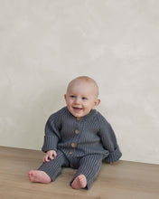 Load image into Gallery viewer, Ribbed Blueberry Jumpsuit