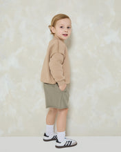 Load image into Gallery viewer, Khaki Raw Hem Shorts
