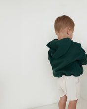Load image into Gallery viewer, Forrest Green Exposed Seam Hoodie