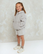 Load image into Gallery viewer, Dove Grey Exposed Seam Hoodie