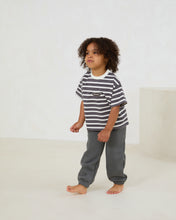 Load image into Gallery viewer, Charcoal Retro Stripe T-shirt