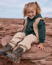 Load image into Gallery viewer, Forrest Green Exposed Seam Hoodie