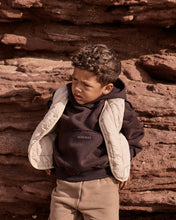 Load image into Gallery viewer, Chocolate Brown Exposed Seam Hoodie