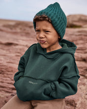 Load image into Gallery viewer, Forrest Green Exposed Seam Hoodie