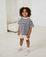 Load image into Gallery viewer, Charcoal Retro Stripe T-shirt
