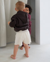 Load image into Gallery viewer, Chocolate Brown Exposed Seam Hoodie
