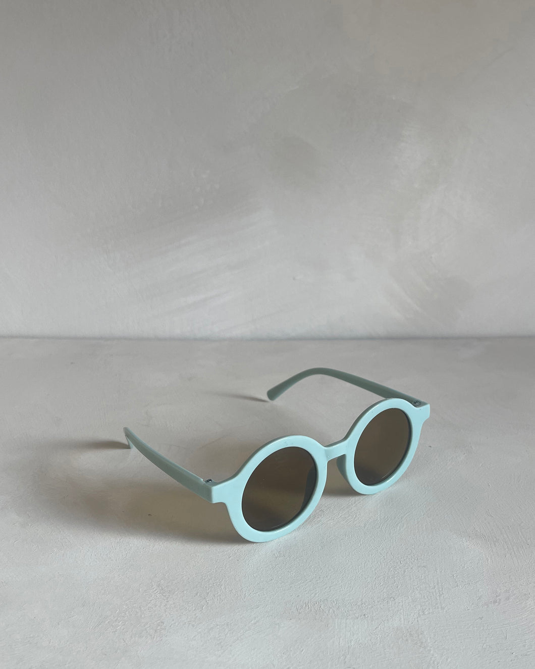 Blue Round Sunglasses