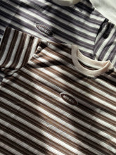 Load image into Gallery viewer, Charcoal Retro Stripe T-shirt
