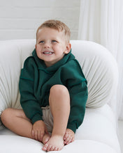 Load image into Gallery viewer, Forrest Green Exposed Seam Hoodie
