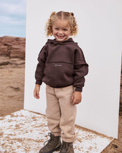 Load image into Gallery viewer, Chocolate Brown Exposed Seam Hoodie
