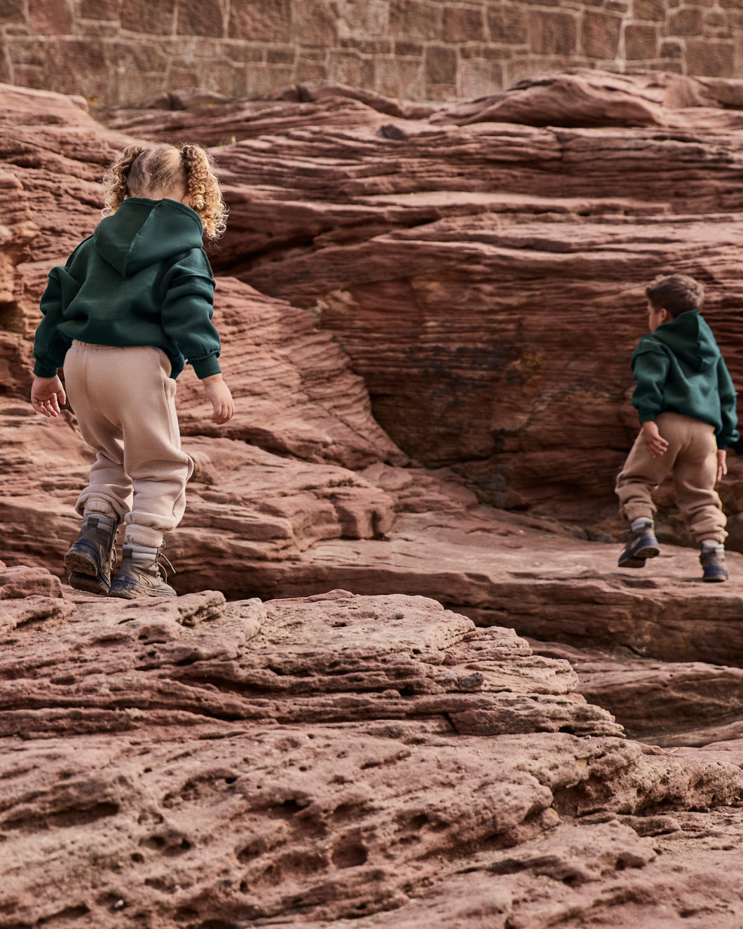 Forrest Green Exposed Seam Hoodie