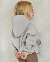 Load image into Gallery viewer, Dove Grey Exposed Seam Hoodie
