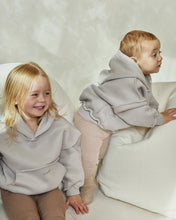 Load image into Gallery viewer, Dove Grey Exposed Seam Hoodie
